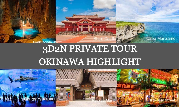 3D2N Cheap Private Land Tour Package in Okinawa