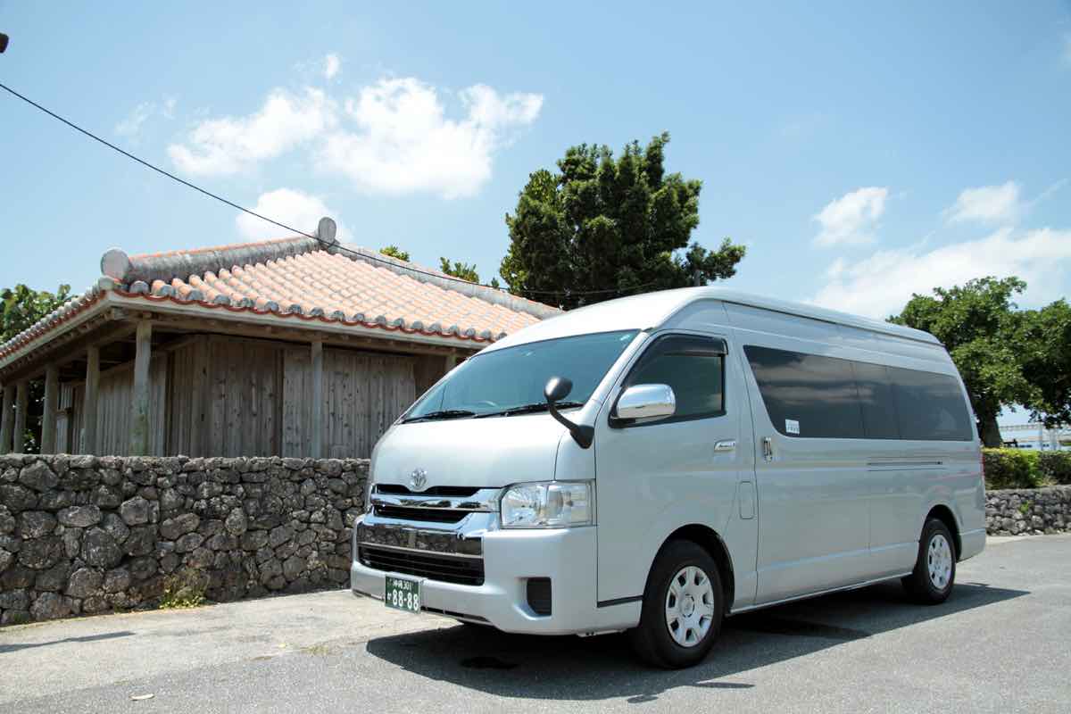 Private Daily Car Hire in Okinawa using Okinawa Toyota Hiace Van 4