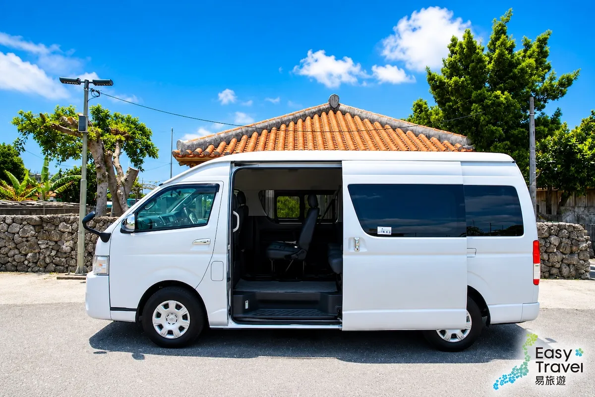 Private Daily Car Hire in Okinawa using Okinawa Toyota Hiace Van 2