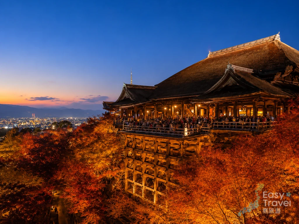Night View at Kiyomize Temple