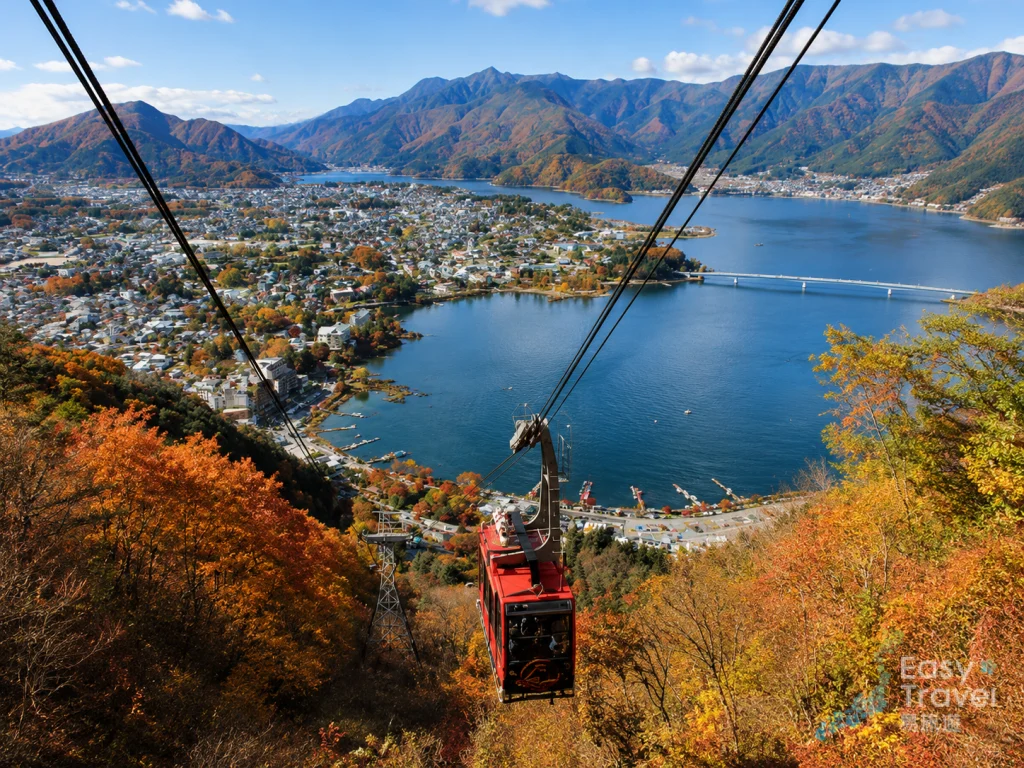 Lake Kawaguchi Sightseeing Cruise & Mt. Fuji Panoramic Ropeway
